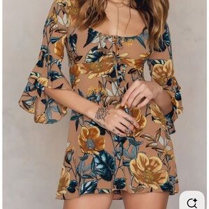 For Love & Lemons Floral Dress